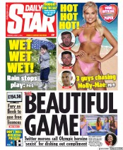 Daily Star (UK) Newspaper Front Page for 11 June 2019