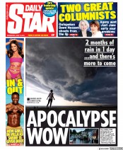Daily Star (UK) Newspaper Front Page for 12 June 2019