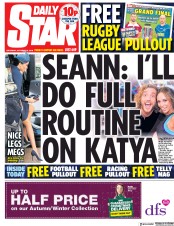 Daily Star (UK) Newspaper Front Page for 13 October 2018