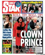 Daily Star (UK) Newspaper Front Page for 13 December 2019