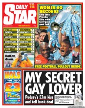 Daily Star (UK) Newspaper Front Page for 14 May 2012