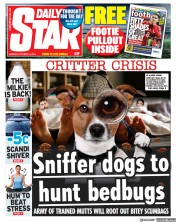 Daily Star (UK) Newspaper Front Page for 16 October 2023