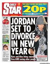 Daily Star (UK) Newspaper Front Page for 17 December 2010