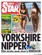 Daily Star (UK) Newspaper Front Page for 18 April 2019