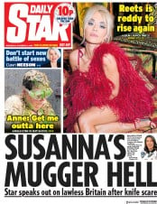 Daily Star (UK) Newspaper Front Page for 21 November 2018
