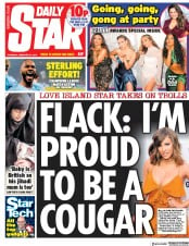 Daily Star (UK) Newspaper Front Page for 21 February 2019