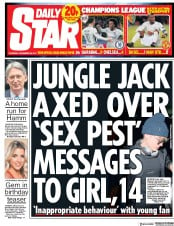 Daily Star (UK) Newspaper Front Page for 23 November 2017