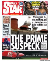 Daily Star (UK) Newspaper Front Page for 23 July 2019