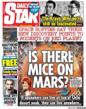 Daily Star (UK) Newspaper Front Page for 24 October 2023