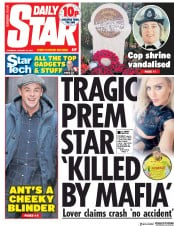 Daily Star (UK) Newspaper Front Page for 24 January 2019