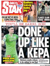 Daily Star (UK) Newspaper Front Page for 25 February 2019