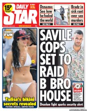 Daily Star Newspaper Front Page (UK) for 26 June 2013