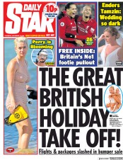 Daily Star (UK) Newspaper Front Page for 27 December 2018