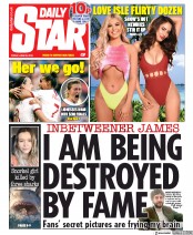 Daily Star (UK) Newspaper Front Page for 28 June 2019