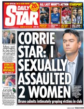 Daily Star (UK) Newspaper Front Page for 29 November 2017