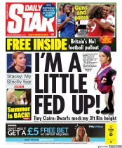 Daily Star (UK) Newspaper Front Page for 2 September 2019