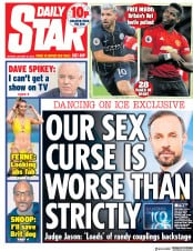 Daily Star (UK) Newspaper Front Page for 31 December 2018