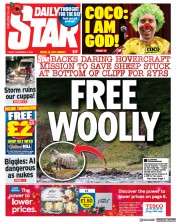 Daily Star (UK) Newspaper Front Page for 3 November 2023