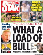 Daily Star (UK) Newspaper Front Page for 4 December 2018