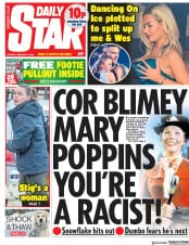 Daily Star (UK) Newspaper Front Page for 4 February 2019
