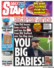 Daily Star front page for 6 December 2023