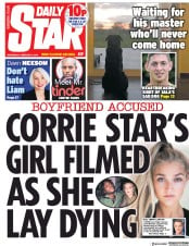 Daily Star (UK) Newspaper Front Page for 6 February 2019