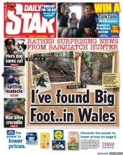 Daily Star (UK) Newspaper Front Page for 9 November 2023