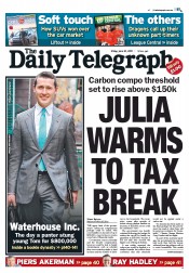 Daily Telegraph (Australia) Newspaper Front Page for 10 June 2011
