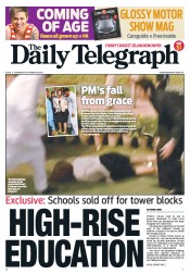 Daily Telegraph (Australia) Newspaper Front Page for 18 October 2012