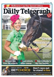 Daily Telegraph (Australia) Newspaper Front Page for 1 November 2011