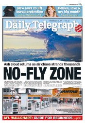 Daily Telegraph (Australia) Newspaper Front Page for 22 June 2011