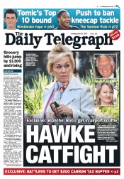 Daily Telegraph (Australia) Newspaper Front Page for 27 June 2011