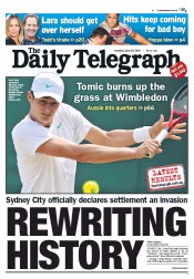 Daily Telegraph (Australia) Newspaper Front Page for 28 June 2011