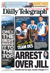 Daily Telegraph (Australia) Newspaper Front Page for 28 September 2012