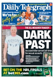 Daily Telegraph (Australia) Newspaper Front Page for 29 September 2012