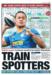 Daily Telegraph (Australia) Newspaper Front Page for 3 June 2011