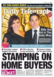 Daily Telegraph (Australia) Newspaper Front Page for 7 September 2011