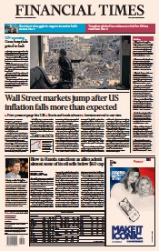 Financial Times (UK) Newspaper Front Page for 15 November 2023