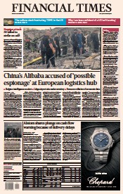 Financial Times (UK) Newspaper Front Page for 6 October 2023