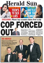 Herald Sun (Australia) Newspaper Front Page for 10 June 2011