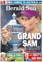Herald Sun (Australia) Newspaper Front Page for 13 September 2011