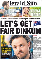 Herald Sun (Australia) Newspaper Front Page for 22 November 2011