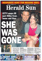 Herald Sun (Australia) Newspaper Front Page for 26 September 2012