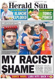Herald Sun (Australia) Newspaper Front Page for 28 June 2011