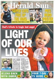 Herald Sun (Australia) Newspaper Front Page for 28 September 2011