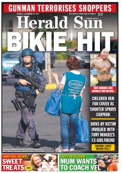 Herald Sun (Australia) Newspaper Front Page for 29 November 2011
