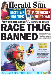 Herald Sun (Australia) Newspaper Front Page for 7 June 2011