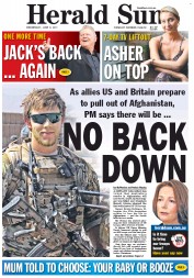 Herald Sun (Australia) Newspaper Front Page for 8 June 2011