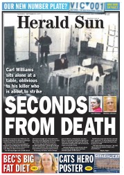 Herald Sun (Australia) Newspaper Front Page for 8 September 2011