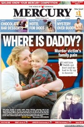 Hobart Mercury (Australia) Newspaper Front Page for 21 August 2012